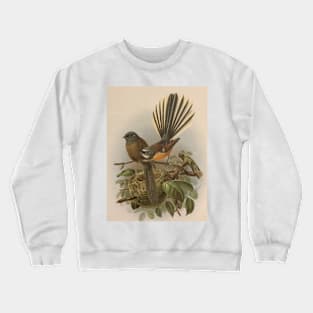 Black Fantail, by Johannes Keulemans Crewneck Sweatshirt